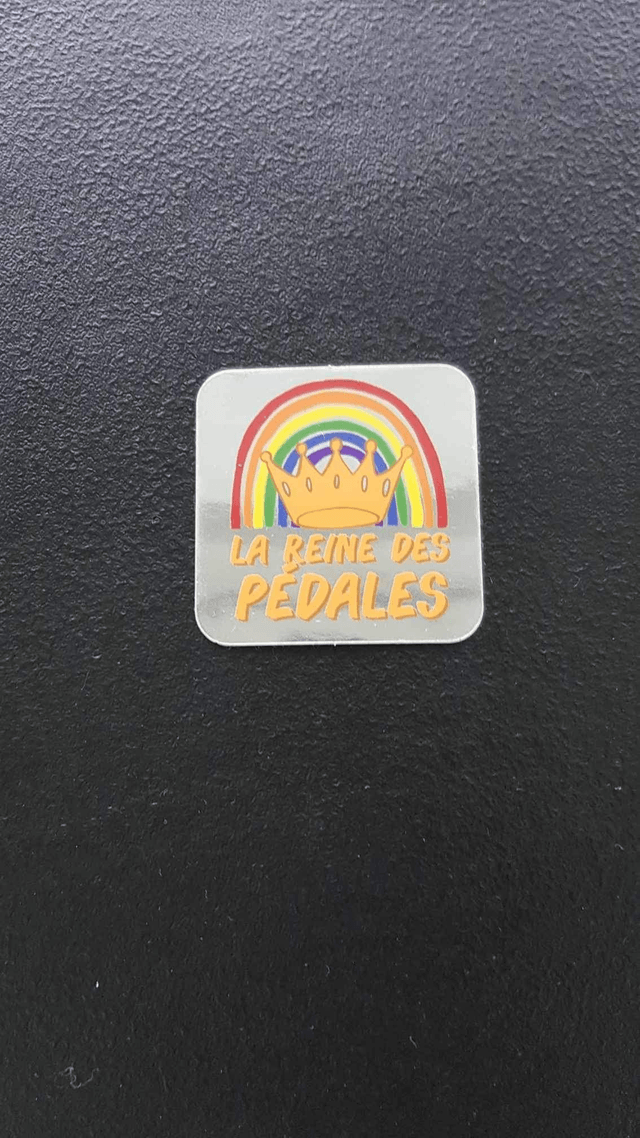 Sticker "Roi des pédales"